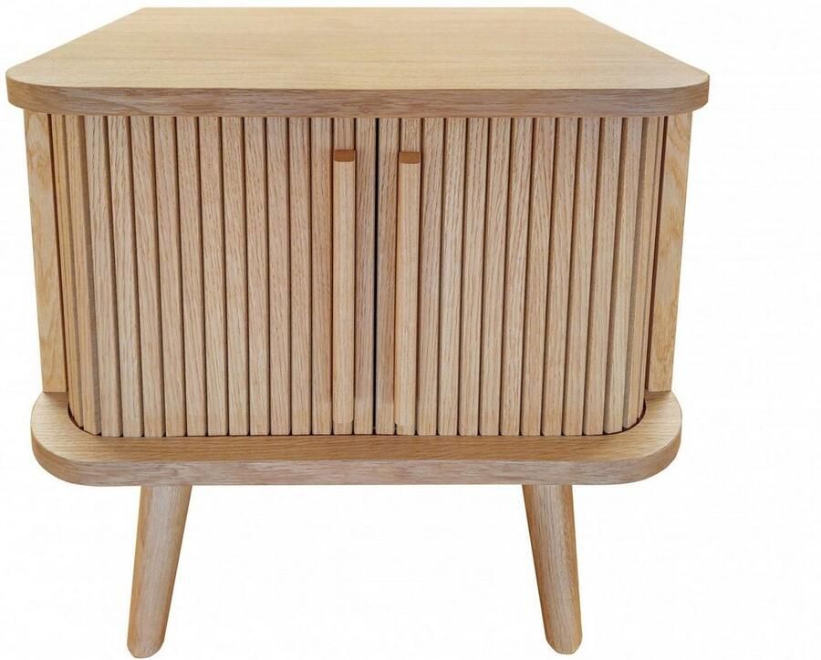 Woodman Bijzettafel Rove uniek ontwerp gedeeltelijk massief breedte 49 5 cm - Foto 4