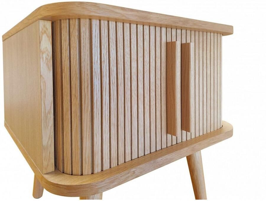 Woodman Bijzettafel Rove uniek ontwerp gedeeltelijk massief breedte 49 5 cm - Foto 8