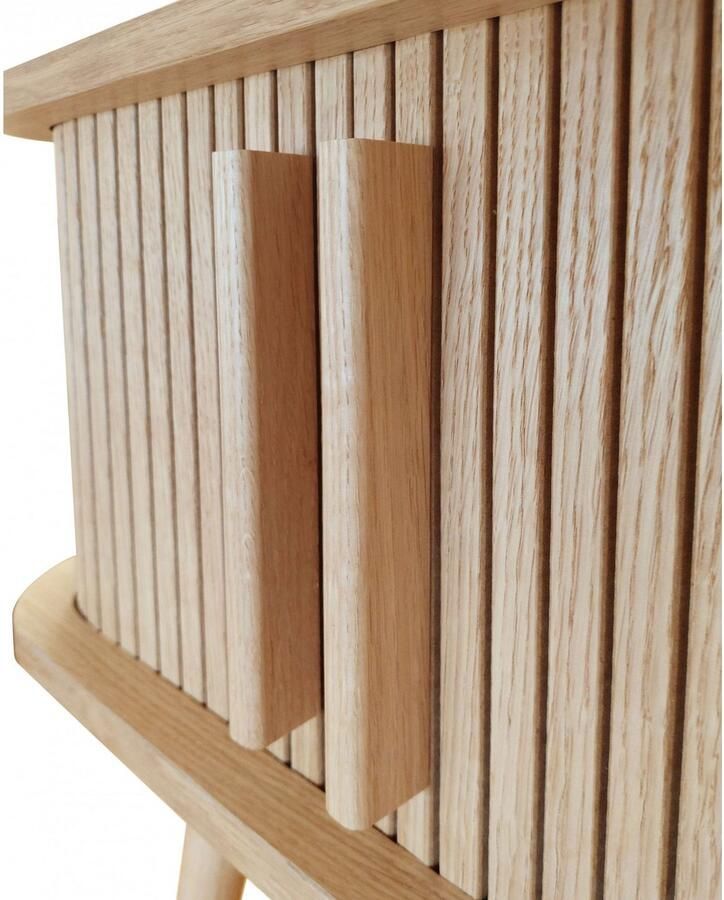 Woodman Bijzettafel Rove uniek ontwerp gedeeltelijk massief breedte 49 5 cm - Foto 5