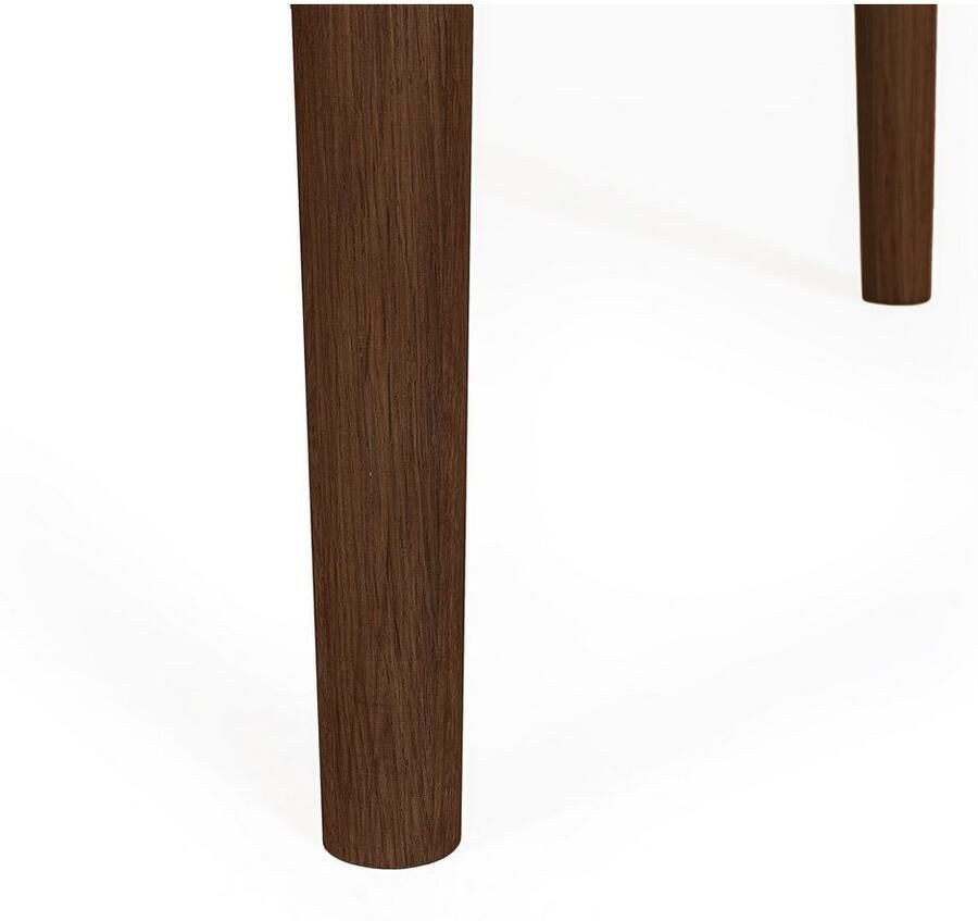Woodman Bureau BAU chique houtfineer in notenkleur breedte 140 cm - Foto 3
