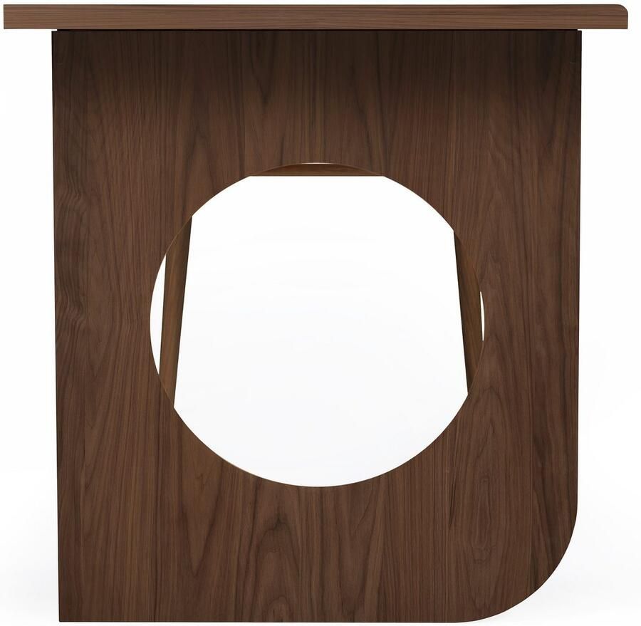 Woodman Bureau BAU chique houtfineer in notenkleur breedte 140 cm - Foto 2