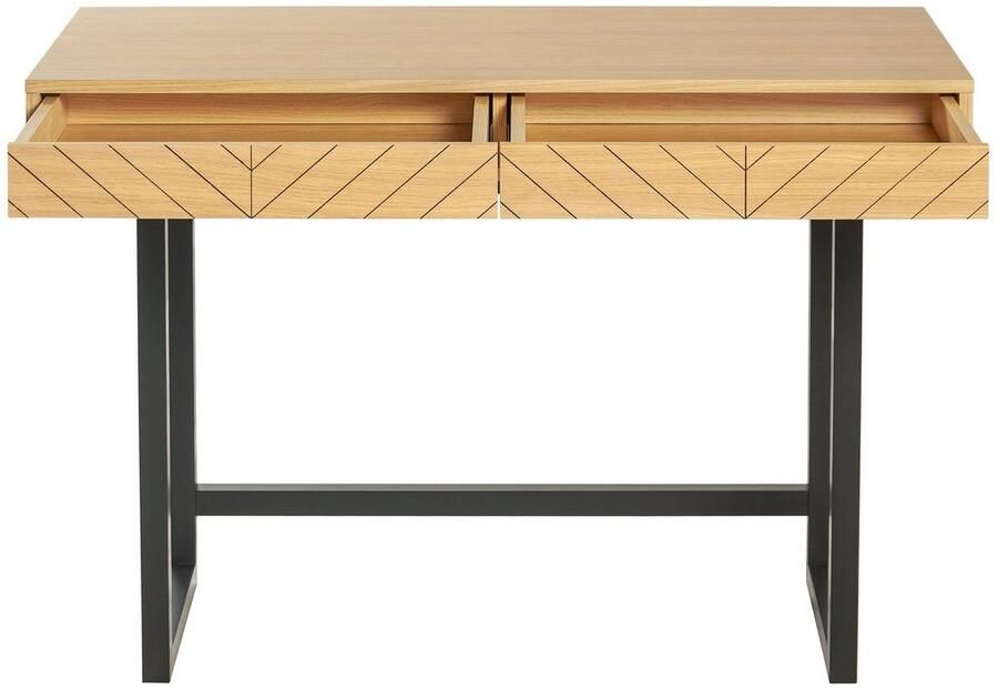 Woodman Bureau Camden scandinavisch design praktisch uittrekbaar met push-to-openfunctie - Foto 5