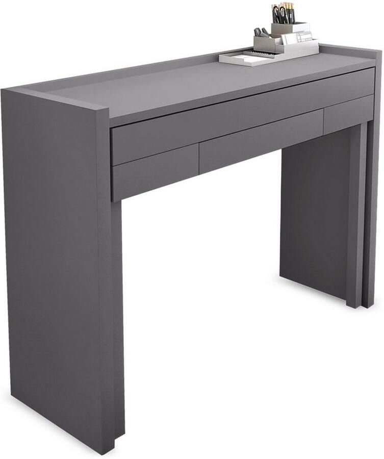 Woodman Bureau Desk 16 scandinavisch design thuiskantoor praktisch uittrekbaar
