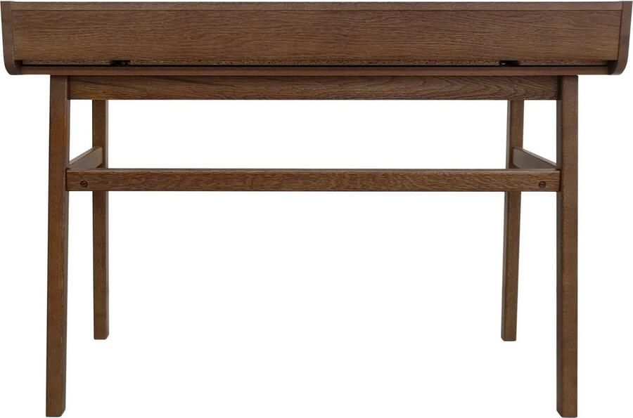 Woodman Bureau Carteret chique houtfineer in notenkleur frame massief hout breedte 115 cm - Foto 7