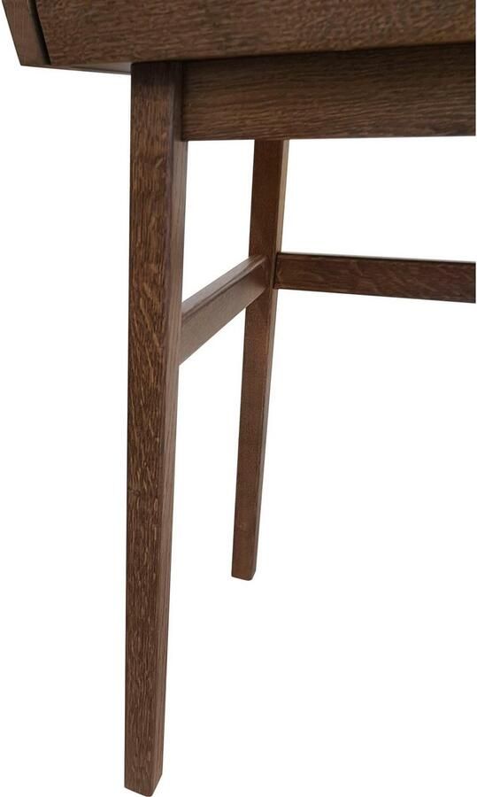 Woodman Bureau Carteret chique houtfineer in notenkleur frame massief hout breedte 115 cm - Foto 10