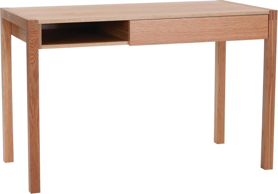 Woodman Bureau New met open plank en lade houtfineer van eiken fsc - Foto 2