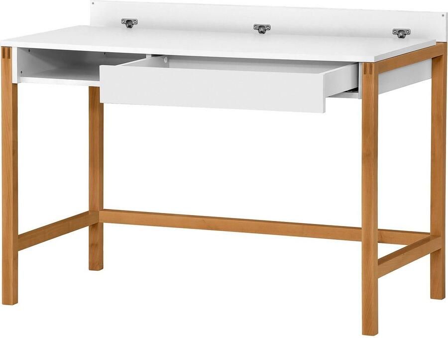 Woodman Bureau Northgate in scandinavisch design breedte 112 cm fsc -gecertificeerd - Foto 3