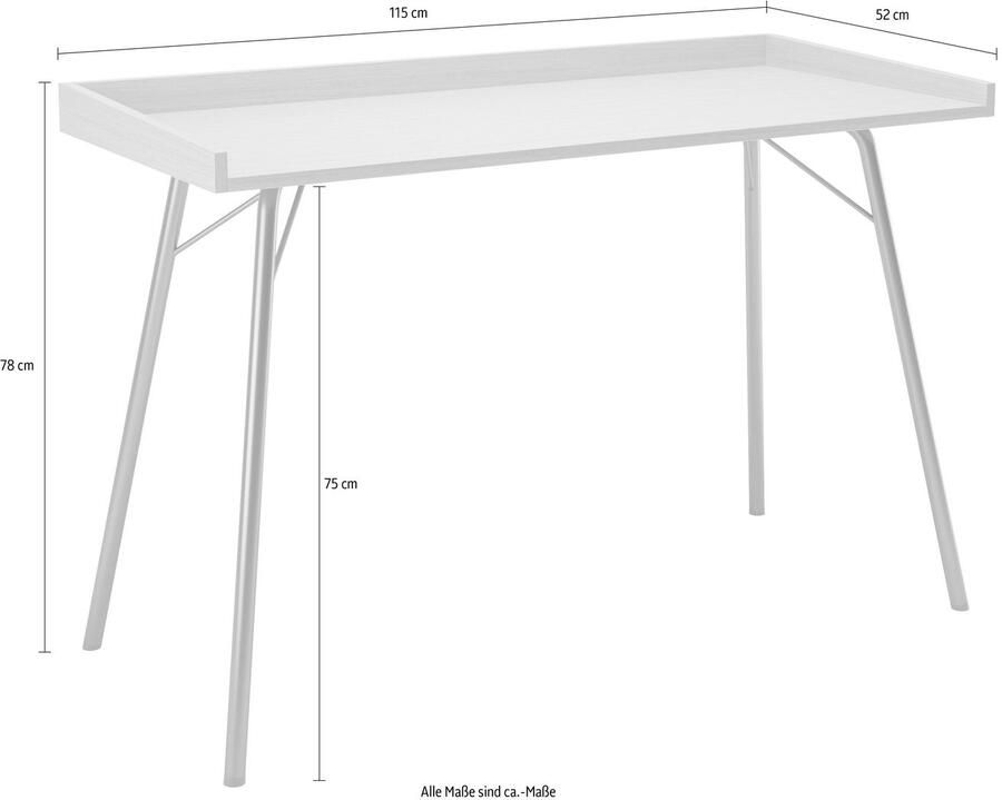 Woodman Bureau Rayburn in eenvoudige scandinavisch design - Foto 4