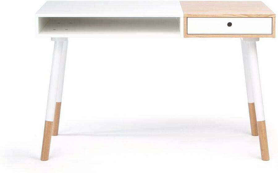 Woodman Bureau Uitzicht op de zon tweekleurig afgeronde massieve poten - Foto 3