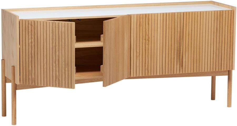 Woodman Dressoir Bottrup Breedte 177 5 cm veel opbergruimte verstelbare planken - Foto 5