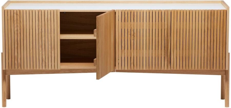Woodman Dressoir Bottrup Breedte 177 5 cm veel opbergruimte verstelbare planken - Foto 8