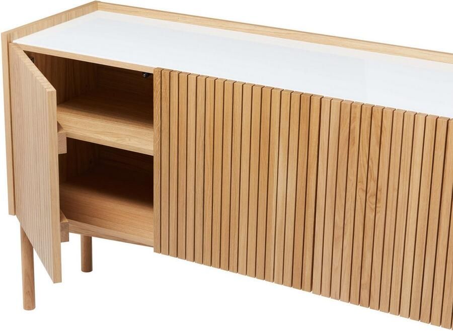 Woodman Dressoir Bottrup Breedte 177 5 cm veel opbergruimte verstelbare planken - Foto 2