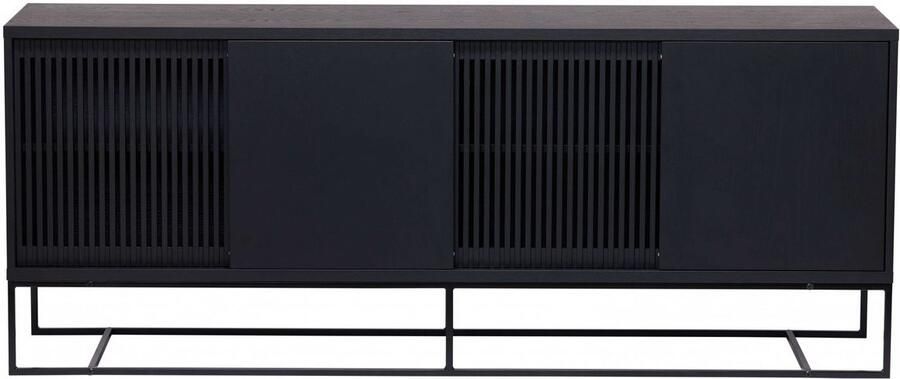 Woodman Dressoir Ende Kast gedeeltelijk massief metalen voeten breedte 188 cm FSC - Foto 6