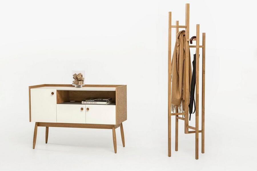 Woodman Dressoir FRANCIS Kast in trendy Scandinavische look breedte 115 cm FSC - Foto 10