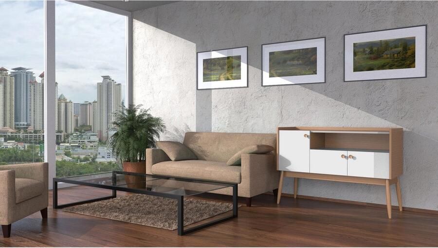 Woodman Dressoir FRANCIS Kast in trendy Scandinavische look breedte 115 cm FSC - Foto 13
