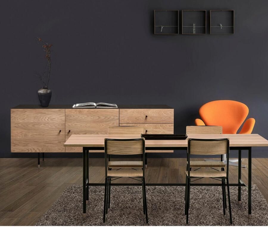 Woodman Eettafel Jeugd Breedte 200 cm verlengbaar tot 300 cm FSC - Foto 2
