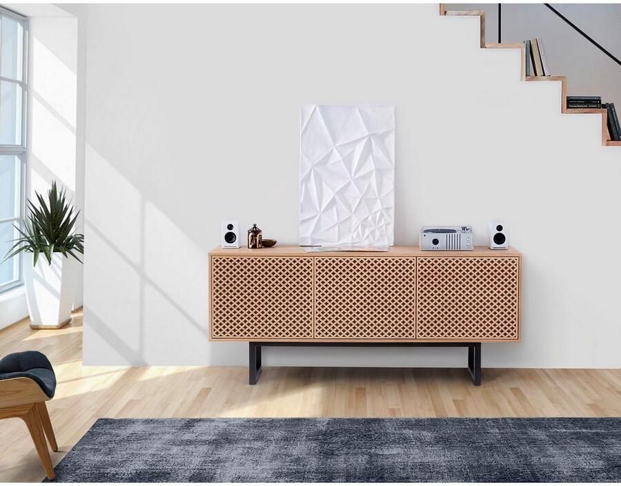 Woodman Dressoir Malena Kast met push-to-open functie breedte 175 cm FSC - Foto 3