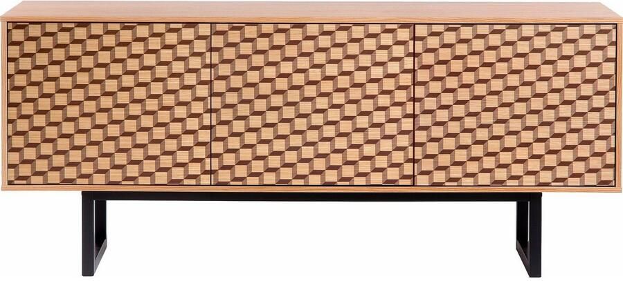 Woodman Dressoir MILLIE Kast met push-to-open functie breedte 175 cm FSC - Foto 4