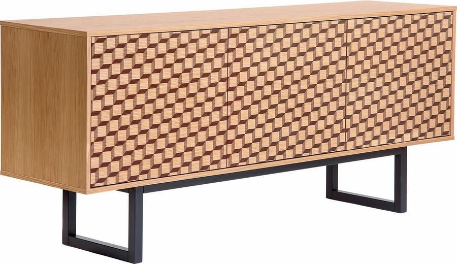 Woodman Dressoir MILLIE Kast met push-to-open functie breedte 175 cm FSC - Foto 2