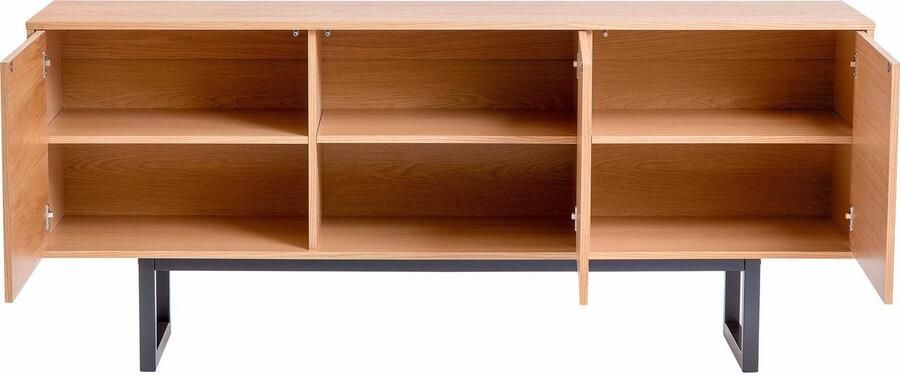 Woodman Dressoir MILLIE Kast met push-to-open functie breedte 175 cm FSC - Foto 5