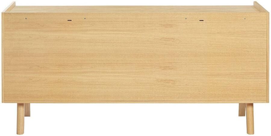 Woodman Dressoir NICE Commode breedte 169 cm echt houtfineer van eiken veel opbergruimte - Foto 4