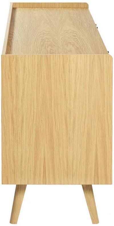 Woodman Dressoir NICE Commode breedte 169 cm echt houtfineer van eiken veel opbergruimte - Foto 6