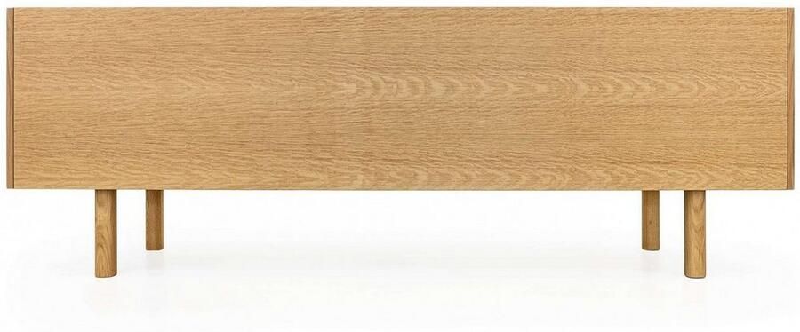 Woodman Dressoir PORTO Commode decoratieve frezingen met eikenhoutfineer breedte 175 cm - Foto 8