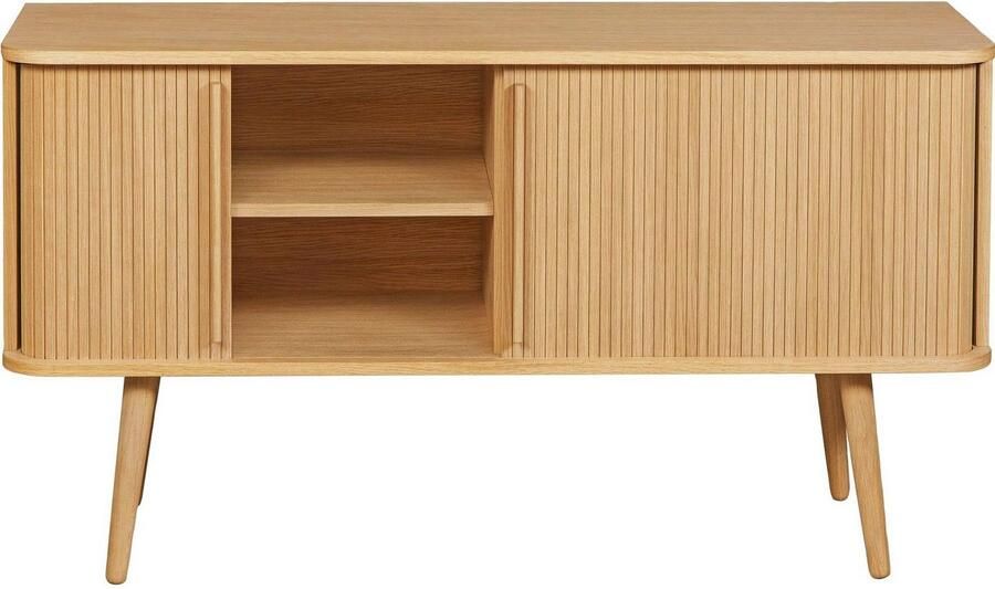 Woodman Dressoir Rove Kast bijzonder ontwerp breedte 138 cm met eikenhoutfineer FSC - Foto 3