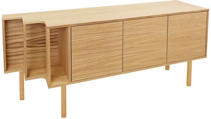 Woodman Dressoir Shift met echt houtfineer van eiken breedte 189 cm met push-to-open - Foto 11