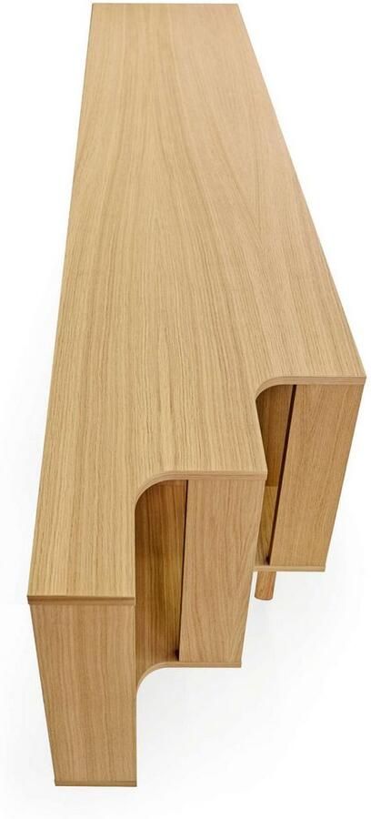 Woodman Dressoir Shift met echt houtfineer van eiken breedte 189 cm met push-to-open - Foto 13