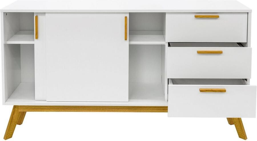 Woodman Dressoir Tarika Kast in trendy Scandinavische look breedte 149 cm FSC - Foto 6