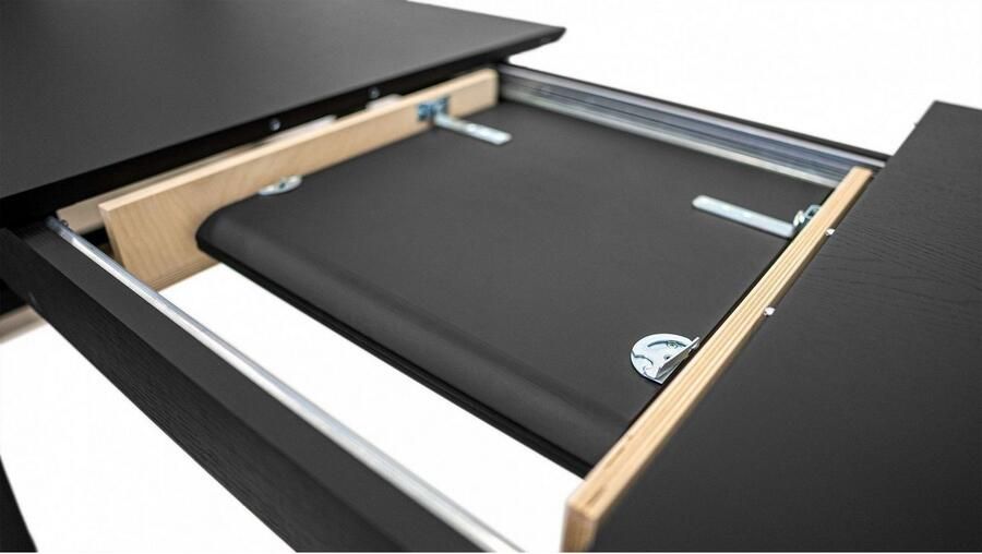 Woodman Eettafel Curved Scandi Design breedte 180 cm uitschuifbaar tot 220 cm FSC -gecertificeerd - Foto 8