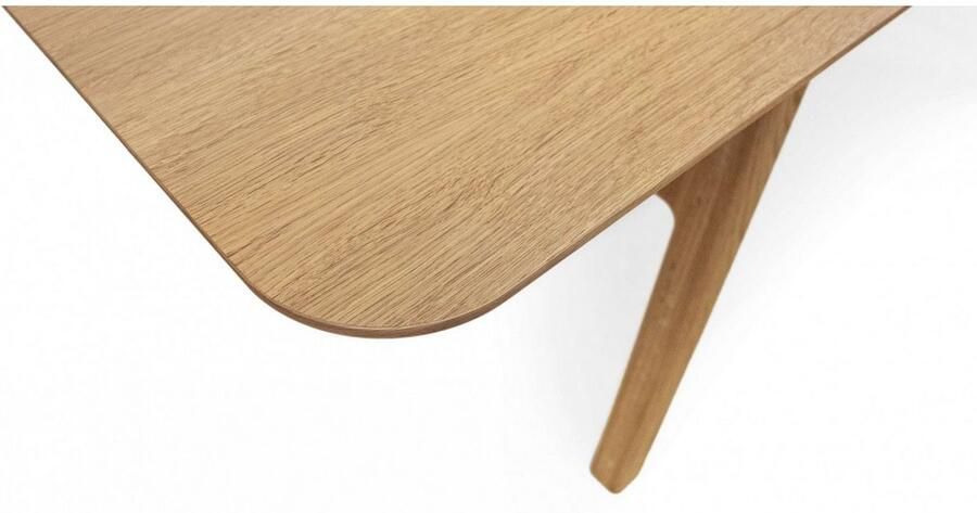 Woodman Eettafel Curved Scandi Design breedte 180 cm uitschuifbaar tot 220 cm - Foto 7