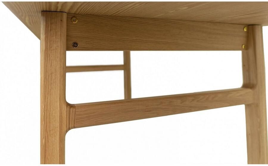 Woodman Eettafel Curved Scandi Design breedte 180 cm uitschuifbaar tot 220 cm - Foto 4