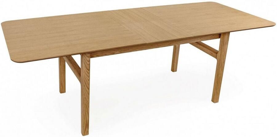 Woodman Eettafel Curved Scandi Design breedte 180 cm uitschuifbaar tot 220 cm - Foto 9