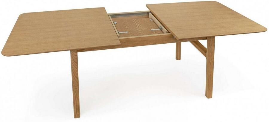 Woodman Eettafel Curved Scandi Design breedte 180 cm uitschuifbaar tot 220 cm - Foto 10