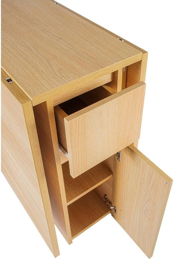 Woodman Eettafel Jasper met een rechthoekig tafelblad en uittrekfunctie breedte 90 cm - Foto 6