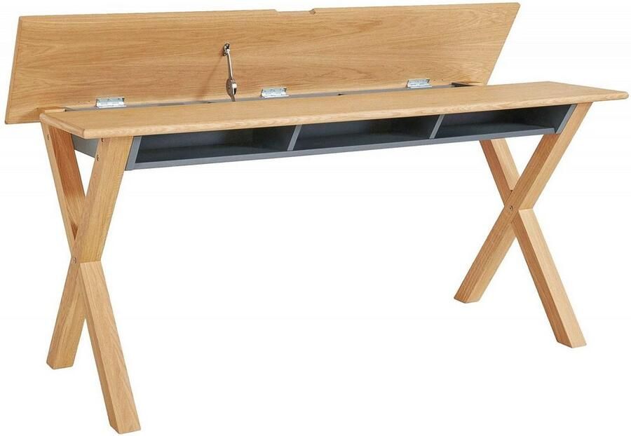 Woodman Eettafel Luca multifunctioneel kan ook worden gebruikt als bureau - Foto 2