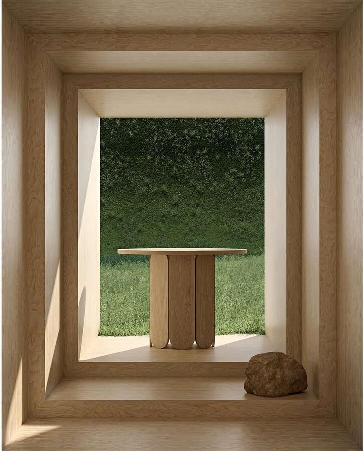 Woodman Eettafel Soft uniek ontwerp breedte 98 cm - Foto 6