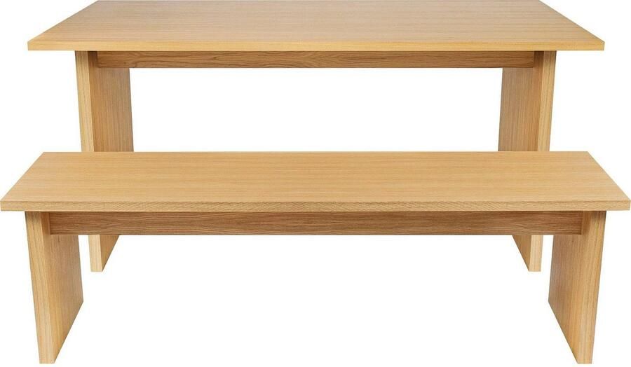 Woodman Eettafel Stripe Houtfineer van eiken FSC -gecertificeerd - Foto 5