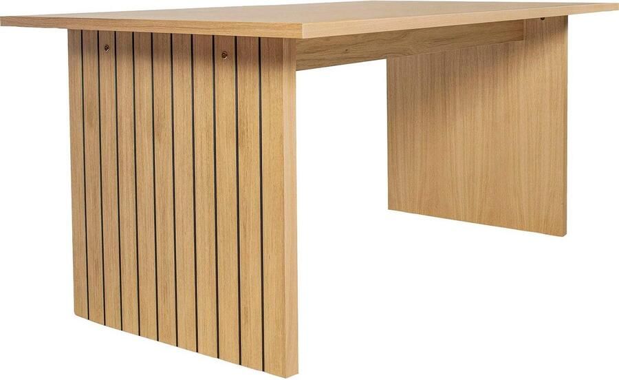 Woodman Eettafel Stripe Houtfineer van eiken FSC -gecertificeerd - Foto 4