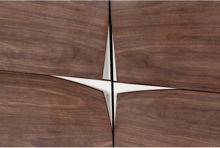 Woodman Highboard Commode met eiken fineer in Scandinavisch ontwerp - Foto 5