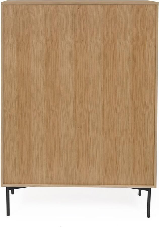 Woodman Highboard Commode met eiken fineer in Scandinavisch ontwerp - Foto 6