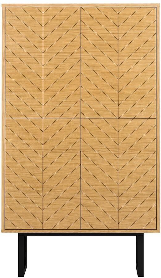 Woodman Highboard Hoge commode in Scandinavisch ontwerp - Foto 4