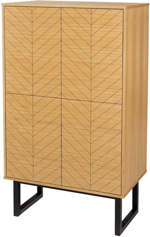 Woodman Highboard Hoge commode in Scandinavisch ontwerp - Foto 3