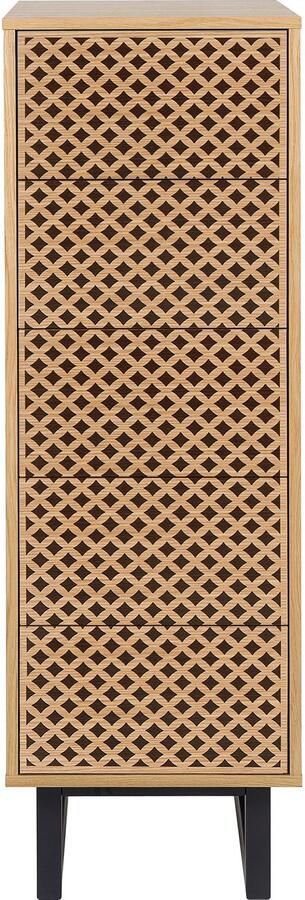 Woodman Hoge kast in scandinavisch design met bijzondere print - Foto 7