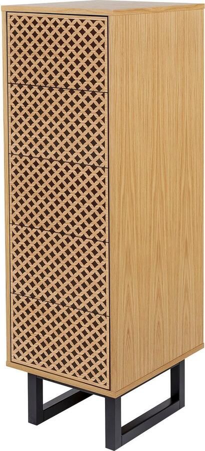 Woodman Hoge kast in scandinavisch design met bijzondere print - Foto 5