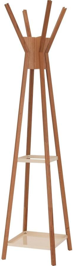 Woodman Kapstok MAGELLAN in scandinavisch design van massief eiken met 4 haken - Foto 3