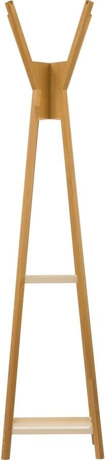 Woodman Kapstok MAGELLAN in scandinavisch design van massief eiken met 4 haken - Foto 4