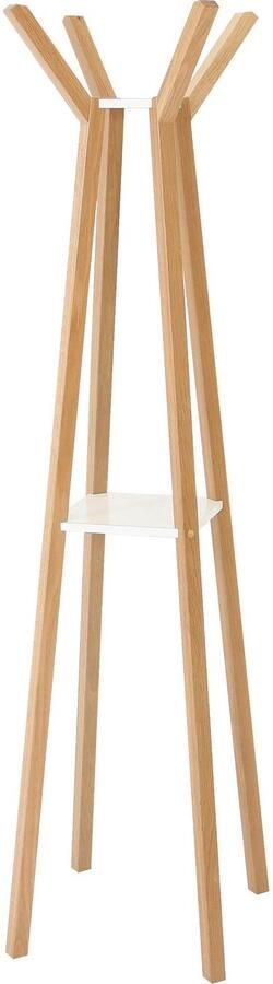 Woodman Kapstok Monti in scandinavisch design van massief eiken met 4 haken - Foto 3